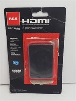 NEW RCA - 3 PORT 3D HDMI 1080P HUB