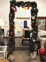Custom Made Christmas Front Door Entry Archway -
