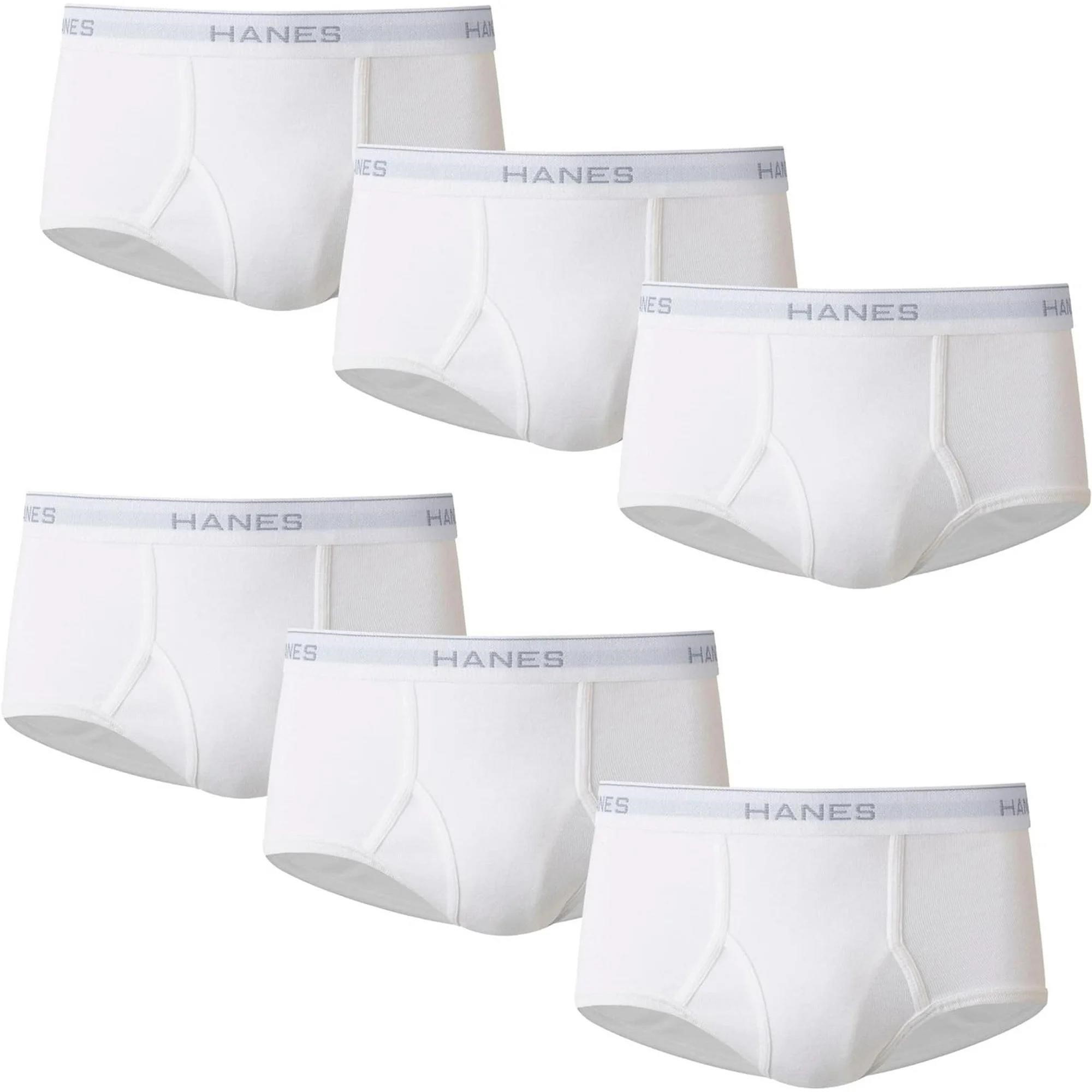 Med Hanes Men's White Briefs, 6 PackAZ19