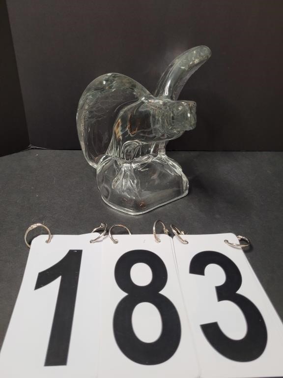 Glass Eagle Figurine