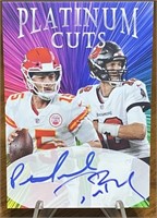 Patrick Mahomes/Tom Brady Platinum Cuts