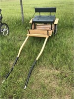 Mini Horse Drawn Single Oak Driving Cart