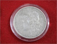 1882O Morgan silver dollar