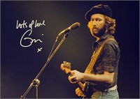 Autograph COA Eric Clapton Photo