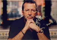 Autograph COA Eric Clapton Photo