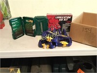 Bits, clamps and lube kit