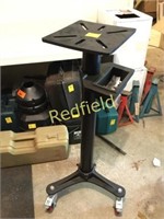 New rolling bench grinder stand