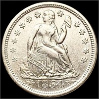 1854-O Arws Seated Liberty Dime UNCIRCULATED