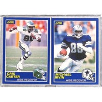 (2) 1989 Score Carter/irvin Rookie Cards