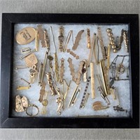 Collection of 1930's Era Costume Jewelry Pins