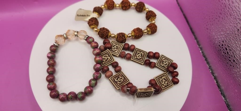 Five Mukhi Rudraksha Bracelet + Bonus