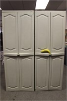 Pair of Keter Plastic Wardrobes/Storage