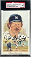 JIM CATFISH HUNTER AUTOGRAPH