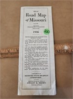 1936 Roadmap of Missouri