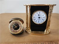 2 Brass Clocks