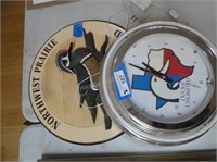 Ducks Unlimited 17" plaque and clock