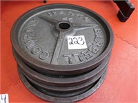 4-45 lb. Ivanko plates(sold by the piece)