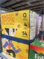 4 BOXES MAGIC SPOONS-PB-FROSTY-FRUITY-COCOA