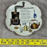 My Kitchen Prayer Plate