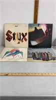 Styx, eagles and foreigner record lot.