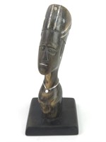 Carved Horn Nerfertiti Buts Sculpture