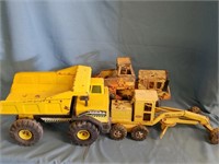 3 Pc Used Tonka Construction Toys