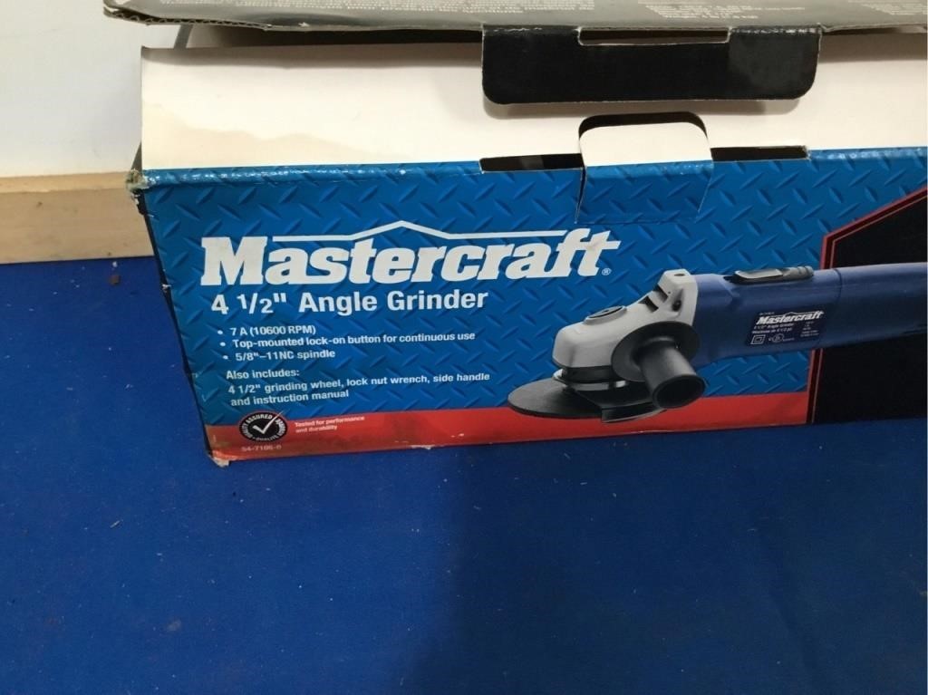Master craft angle grinder