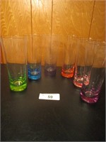 Colorful Glass Tumblers
