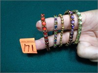 5 Unmarked Bracelets