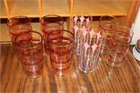 Vintage Drinking Glass Lot