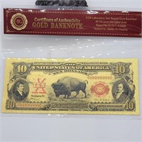 $10 24KT GOLD BANKNOTE