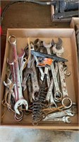 Various wrenches, chipping hammer