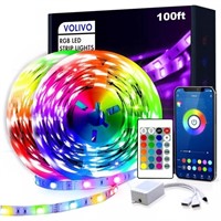 VOLIVO 100ft Color Changing LED Light Strips Kit