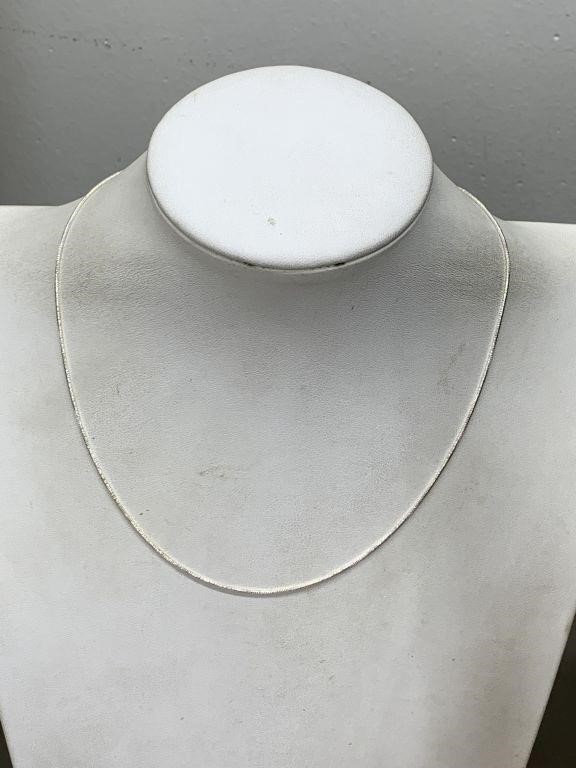 NEW STERLING SILVER CHAIN NECKLACE