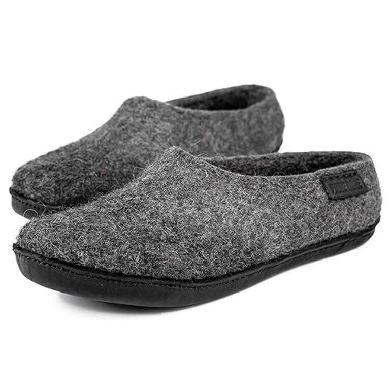 Mens Wool and Alpaca Slippers Father's day gift-Re