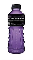 QTY (24) POWERADE Grape   20 FL OZ  Bottles