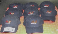 Group of Minelab Baseball Hats (8)