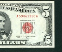 $5 1963 United States Note ** PAPER CURRENCY