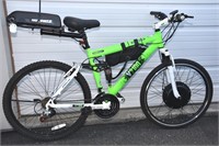 WAY KOOL E- MOUNTAIN BIKE CONVERSION ! 750 WATT