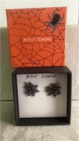 Betsey Johnson Web Earrings
