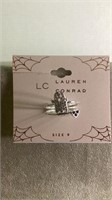 Lauren Conrad Ghost Ring Set Size 9