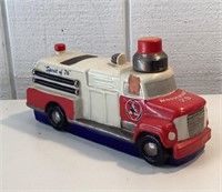 10" Firetruck Decanter