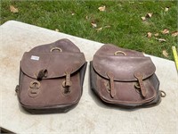 Leather Saddlebags- Sizes in pics