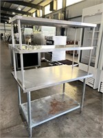 Stainless Steel Equipment Stand 48" X 30" X 65"