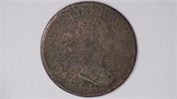 1804 Draped Bust Half Cent Cl4 Stems