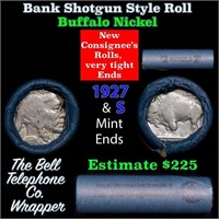 Buffalo Nickel Shotgun Roll in Old Bank Style 'Bel