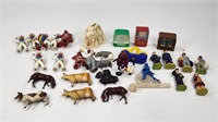 LEAD COWBOY INDIANS, JAPAN FIGURES, ANIMALS +