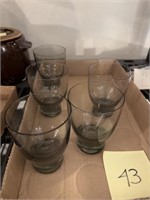 5 SMALLER GLASSWARE LOT