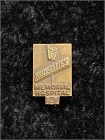 14kt Gold Mid-Cities Memorial Hospital Pin