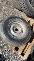 Truck tire H78-15 ST w/rim